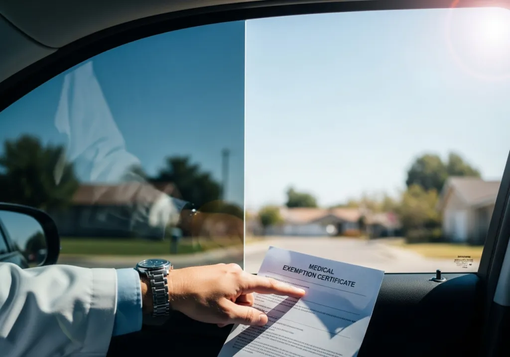 state by state what medical conditions qualify for window tint exemptions